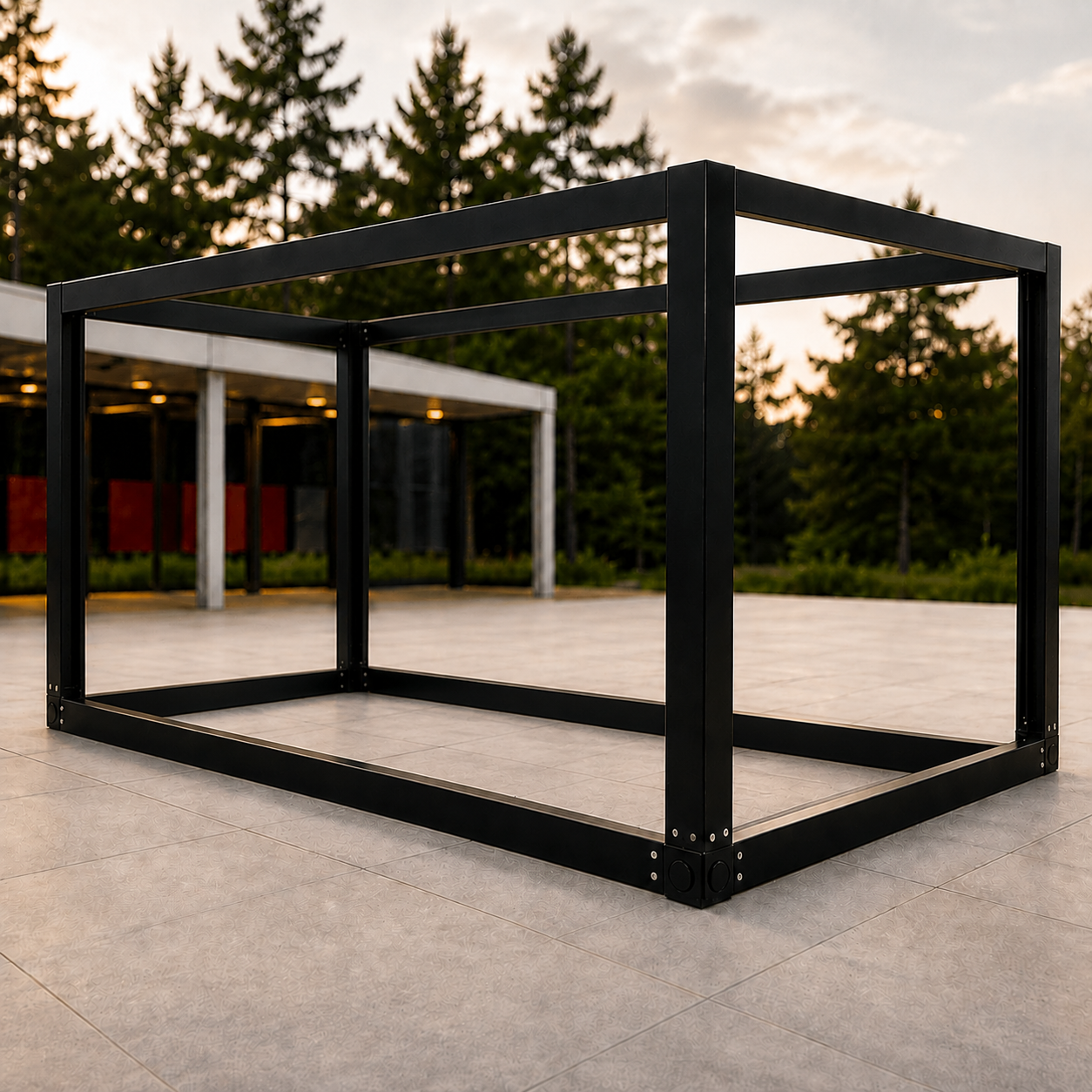 Modex modular container frame kit pergola
