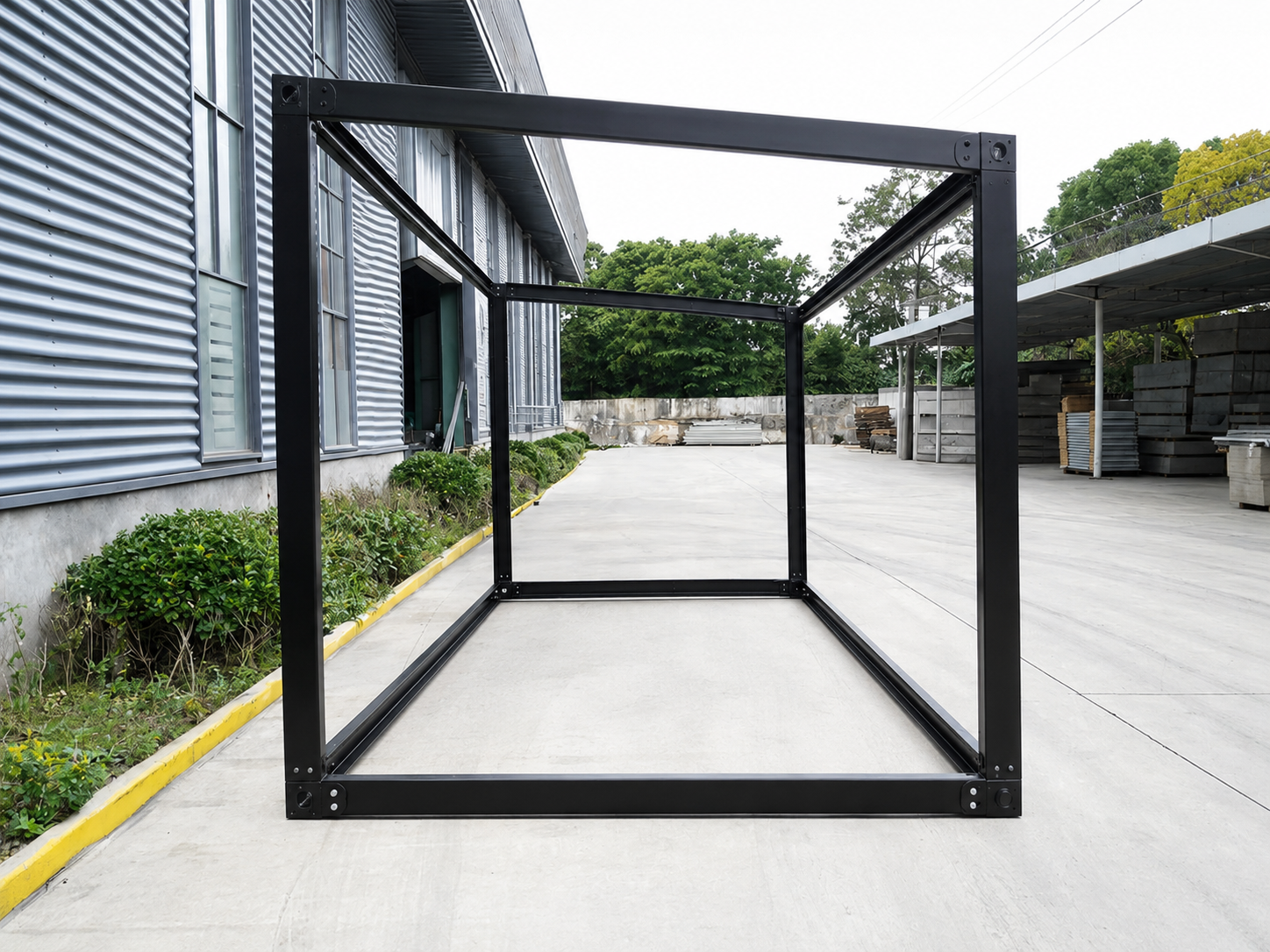 Modex modular container frame kit skillion roof