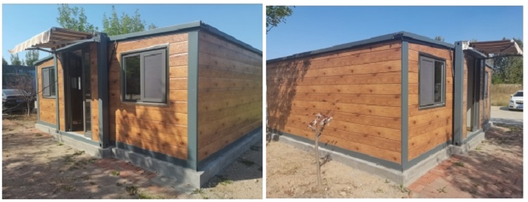prefab foldable container house